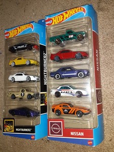 lot 326 image: Hot Wheels 5 pack lot imports. JDM, Nissan, Night Burners. As shown.