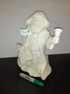 lot 364 image: Large St Nicholas greenware once fired-santa-christmas. As shown.