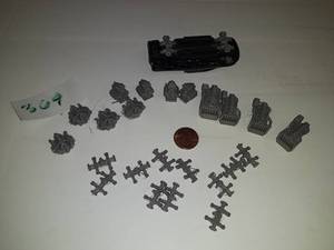 lot 369 image: 3-d printed custom parts lot of 164 cummin hemi blown hypercharge pickup truck lift kits. As shown.