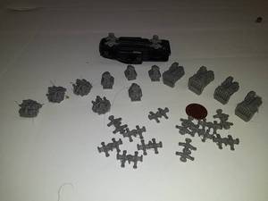lot 370 image: 3-d printed custom parts lot of 164 cummin hemi blown hypercharge pickup truck lift kits. As shown.