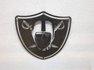 lot 59 image: Vintage Metal Raider Helmet Wall Art Decor