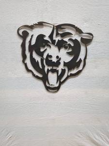 lot 63 image: Metal Chicago Bears Wall Decor