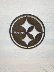 lot 66 image: Wall Art Decor Featuring Pittsburgh Steelers Design