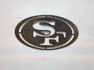 lot 67 image: Decorative Metal Sign - San Francisco 49ers