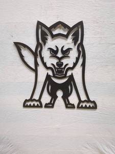 lot 90 image: Metal Wall Art of the South Dakota Coyotes Logo