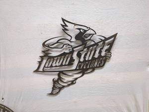 lot 91 image: Iowa State Cyclones Metal Wall Art Decoration