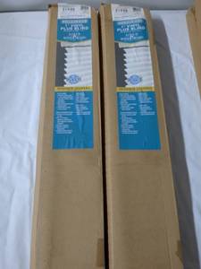 lot 120 image: Set of 2 Lotus Windoware Cordless 1 Vinyl Plus Blinds 31x96