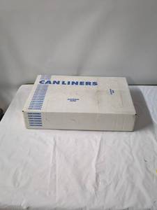 lot 128 image: Case of 25 MediChoice Can Liners - 33 Gallon Size, Clear