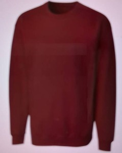lot 140 image: 2 Clique Adult Medium Burgundy Long-Sleeve Sweatshirt - 50% Cotton50% Polyester