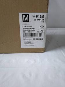 lot 165 image: Lot of 12 Chiropractic Headrest Paper Standard Crepe 12in x 125ft Rolls