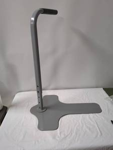 lot 171 image: Heavy-Duty Gray Assist Handle Stand with Non-Slip Base