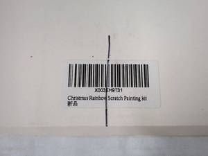 lot 181 image: Set of 2 Christmas Rainbow Scratch Painting Kits