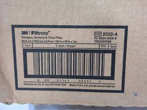 lot 194 image: 3M Filtrete 4-Pack Allergen, Bacteria, and Virus Filter