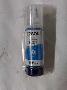 lot 244 image: Epson 542 Cyan Pigment Ink Cartridge - 100ml