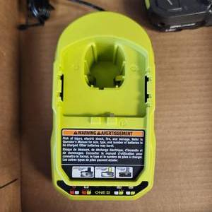 lot 7 image: Ryobi Battery Charger PCG002 And Two Ryobi Batteries PBP002 Tested All Work