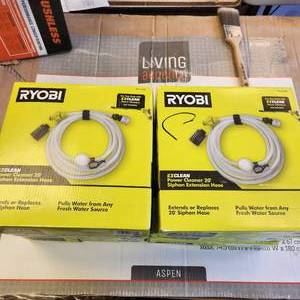 lot 14 image: Lot Of Six Ryobi EZClean Power Cleaner 20 Siphon Extension Hose For Use With Power Cleaners Hose Only