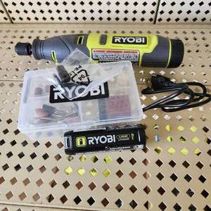 lot 31 image: Ryobi Tools Rotary Tool Kit FVM51 Excellent Condition