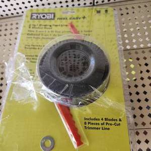 lot 35 image: Ryobi 2-In-One Pivoting Fixed Line And Bladed Head AC053N1FH Open Package