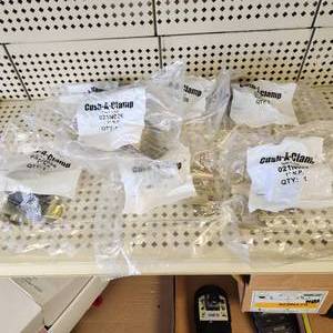 lot 64 image: Lot Of Seven New Cush-A-Clamp 021N026 Size 1