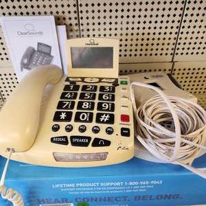 lot 80 image: UltraClear Amplified Telephone Clear Sounds WCSC600 Preowned UNABLE TO TEST Good Condition
