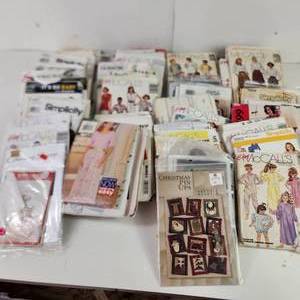 lot 96 image: Large Lot Of Vintage Sewing Patterns And Other Miscellaneous Patterns