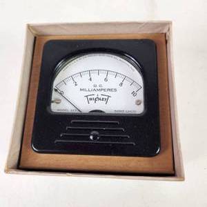 lot 102 image: New D.C. Milliamperes Triplett Model 327-T BOX DAMAGED