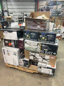 lot 1 image: HUGE LOT of Lighting, Ceiling Fans, Recessed Lights Misc Hampton Bay, Hunter, Progress Lighting - For Parts - Sells GREAT on eBay