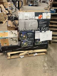 lot 23 image: HUGE LOT of Lighting, Ceiling Fans, Recessed Lights Misc Hampton Bay, Hunter, Progress Lighting - For Parts - Sells GREAT on eBay
