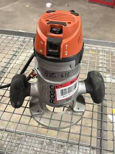 lot 26 image: Ridgid Corded Router - Sells GREAT on eBay