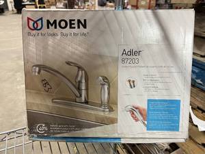 lot 43 image: Moen Adler 87203 Kitchen Faucet