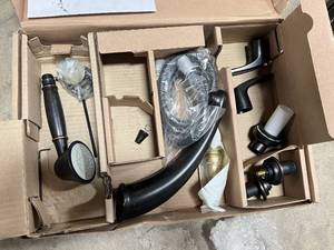 lot 46 image: American Standard Oil Rub Bronze Bathroom Faucet