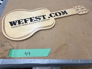 lot 49 image: 29 WE FEST SIGN