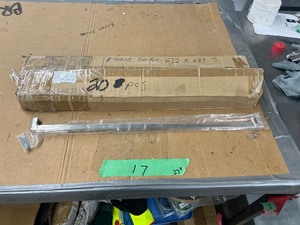 lot 17 image: 20) 27 STAINLESS BAR PULLS