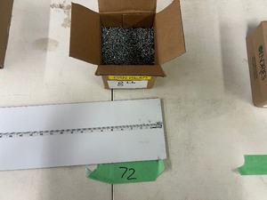 lot 72 image: 8LBS #4-24 X 12 PHILLIPS PAN HEAD SCREW