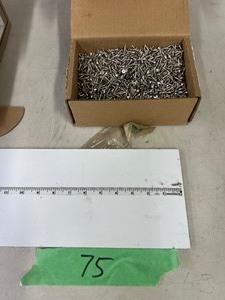 lot 75 image: 7LBS #7 X 58 PHILLIPS FLAT HEAD SCREW