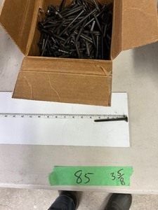 lot 85 image: 15LBS 14-20 X 3-58 JOINT CONNECTOR BOLTS BLACK OXIDE