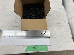lot 98 image: 20LBS 14-20 X 2-12 BLACK CONNECTOR BOLTS
