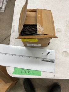 lot 132 image: 25LBS 3-12 HANGER BOLTS