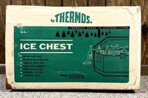 lot 112A image: Vintage Ice Chest by Thermos Foremost Brand in Outdoor Living Green Cooler