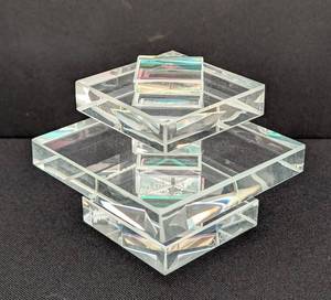 lot 51 image: Runstadler Stacked Art Glass Sculpture