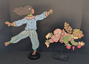 lot 108 image: Painted Cut Out Children by Carol Roeda Studio