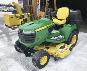2014 John Deere X730 Mower System with Snowblower