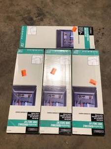 lot 6 image: Lot of Everbilt 5.25 H 5-Pair White Vinyl Shoe Rack Customer Returns See Pictures