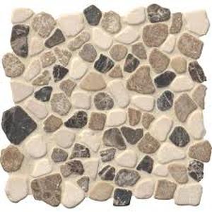lot 12 image: Lot of MSI Mix Marble Pebbles 12 in. x 12 in. Textured Marble Mesh-Mounted Mosaic Floor and Wall Tile (0.9 sq. ft.Each) Customer Returns See Pictures