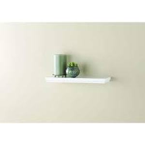 lot 44 image: Lot of Home Decorators Collection 24 in. W x 8 in. D White Solid Decorative Wall Shelf  Customer Returns See Pictures