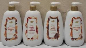 Dove  (4) 12 FL OZ Bottles  Limited Edition Hand Wash - Fall Scents