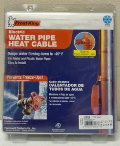 Frost King  Electric Water Pipe Heat Cable