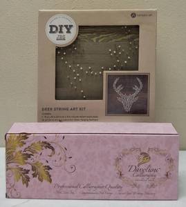 (1) Daveliou Calligraphy Set & (1) DIY JBS Design - Deer String Art Kit
