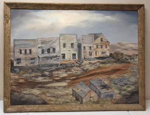 Ghost Town Print - Lana 1976 - 50 12 in x 39 in with Frame