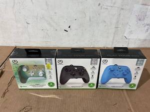 lot 249 image: LOT OF 3 PowerA Wired Controller